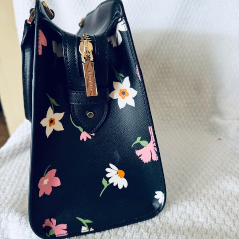 STUNNING Kate Spade Madison Floral Waltz Bundle - Satchel, Wallet & Card Holder - Picture 3 of 16